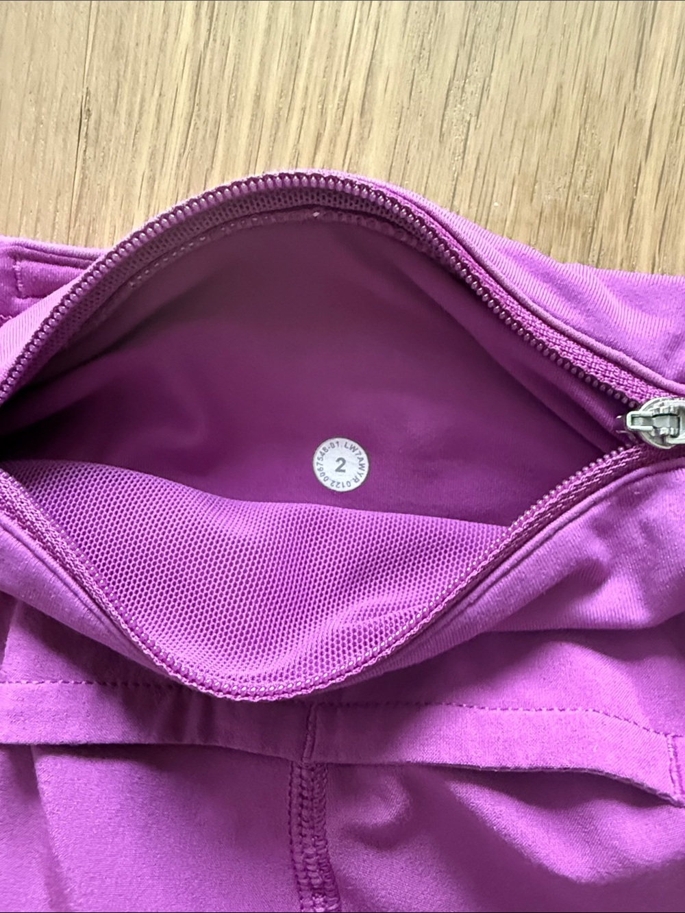 lululemon athletica Violet Purple Athletic Skort Shorts - Picture 3 of 3